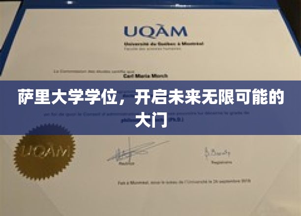 萨里大学学位，开启未来无限可能的大门