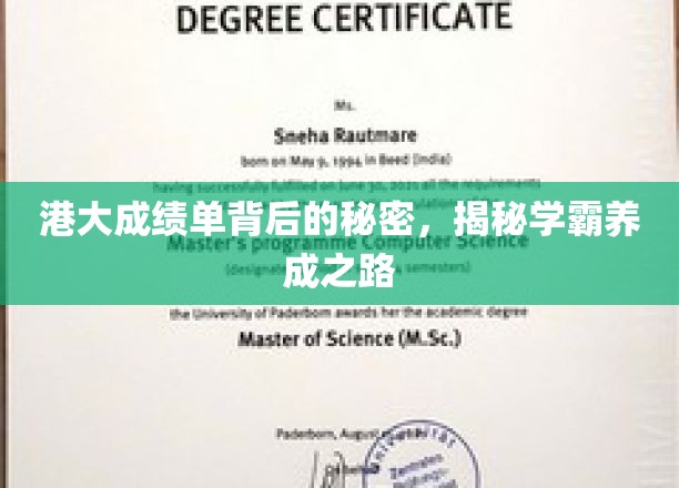 港大成绩单背后的秘密，解码学霸成长之路