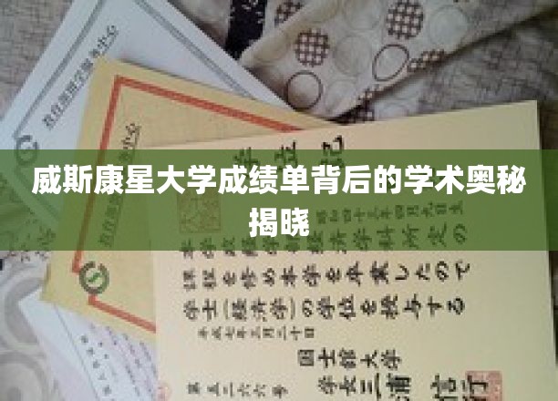 探索威斯康星大学成绩单，揭开学术成就的秘密面纱