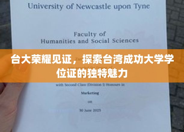 台大荣耀见证，探索台湾成功大学学位证的独特魅力