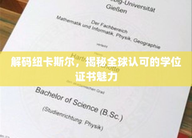 探寻纽卡斯尔教育之光，全球认证学位证书的非凡魅力