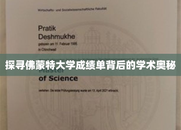 揭秘佛蒙特大学成绩单的学术秘密，探索顶尖学府的评估艺术