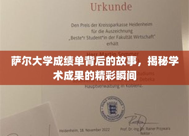 探寻萨尔大学成绩单背后的辉煌足迹