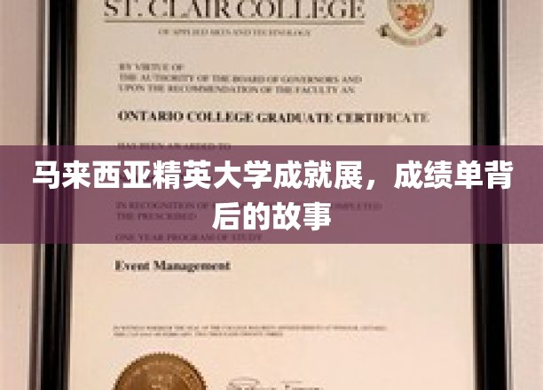 精英闪耀，马来西亚大学背后的辉煌篇章