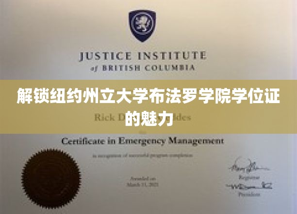 探寻布法罗学院学位证的独特价值与无限可能