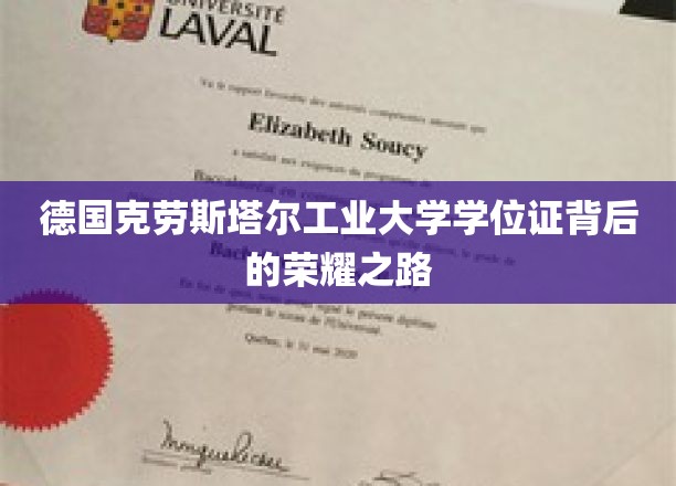 探寻德国克劳斯塔尔工业大学学位证的传奇历程