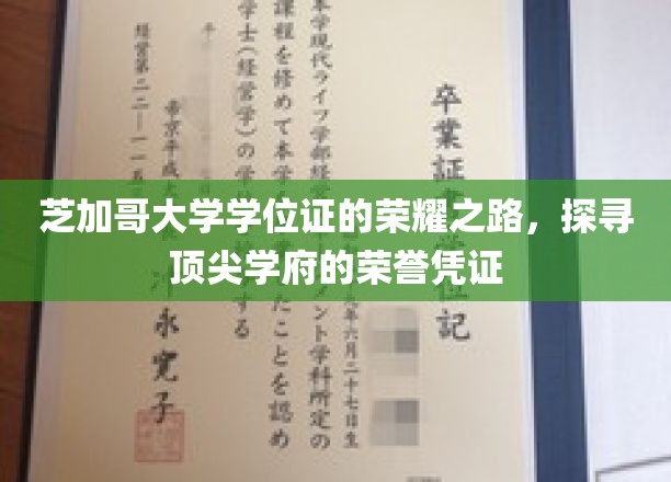 芝加哥大学学位证的荣耀之光，揭秘顶尖学府的荣誉象征