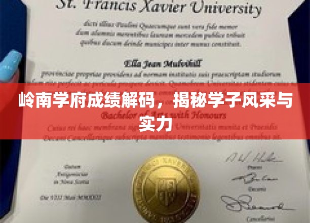 岭南精英之路，一探学子卓越成就与魅力风采