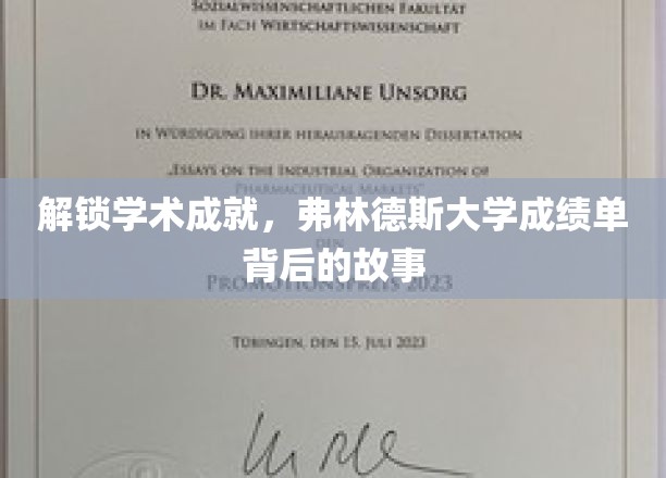揭秘弗林德斯大学成绩单背后的故事