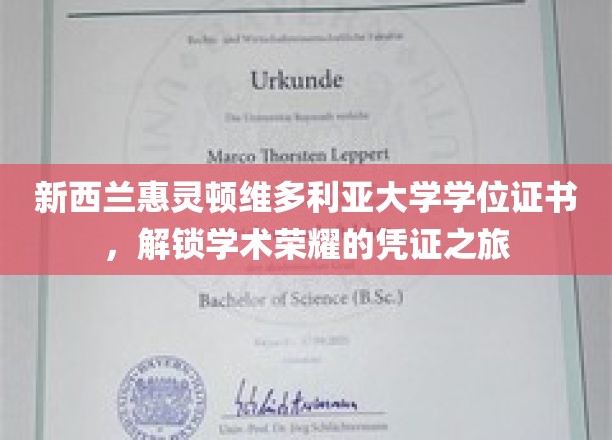 新西兰惠灵顿维多利亚大学学位证书，解锁学术荣耀的凭证之旅