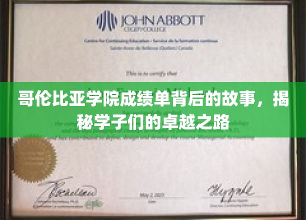 哥伦比亚学子卓越之路，揭秘成绩单背后的成长历程