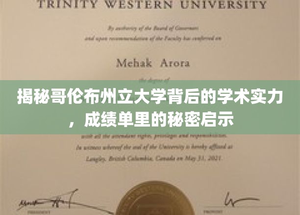 解锁哥伦布州立大学学术密码，揭秘非凡成绩单背后的实力与智慧