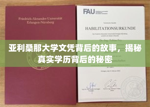 揭秘亚利桑那大学文凭之谜，学历背后的真实轨迹