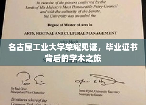 名古屋工业大学荣耀见证，毕业证书背后的学术之旅