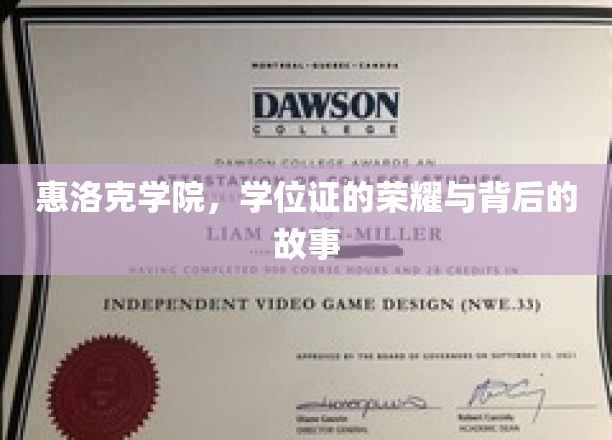 惠洛克荣耀，学位证书背后的学院传奇