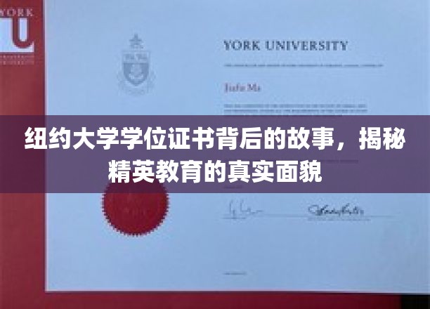 纽约大学学位证书背后的故事，揭秘精英教育的真实面貌