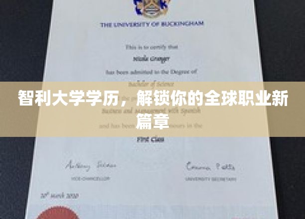 智利大学学历，开启你的全球职业新篇章