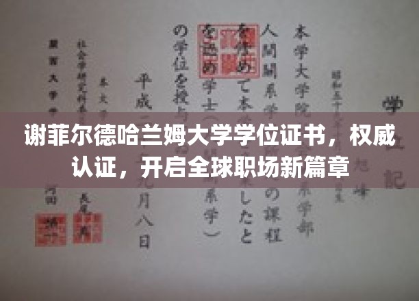 全球职场通行证，谢菲尔德哈兰姆大学学位证书引领新起点