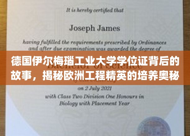 解码德国工程精英摇篮，伊尔梅瑙工业大学学位证的传奇历程