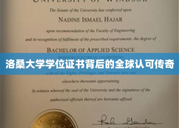 洛桑大学学位证书背后的全球认可传奇