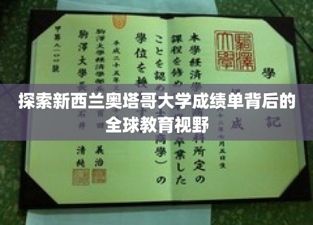 探索新西兰奥塔哥大学成绩单背后的全球教育视野