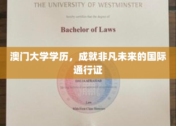 澳门大学学位，开启非凡国际职业生涯的钥匙